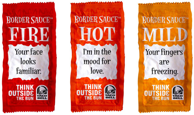 Taco Bell - Sauce Packets.